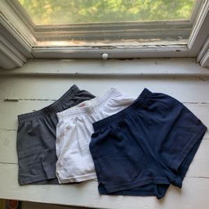 Navy, White, & Gray SOFFE shorts